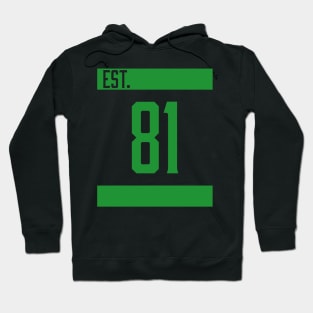 Est 81 Green Hoodie